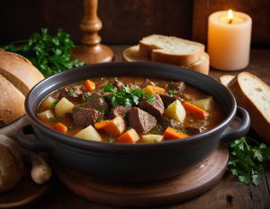 slow-cooked beef stew