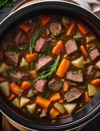 slow-cooked beef stew